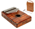 Mahalo MKA17KA 17 Note Kalimba - Photo Flame Koa Finish