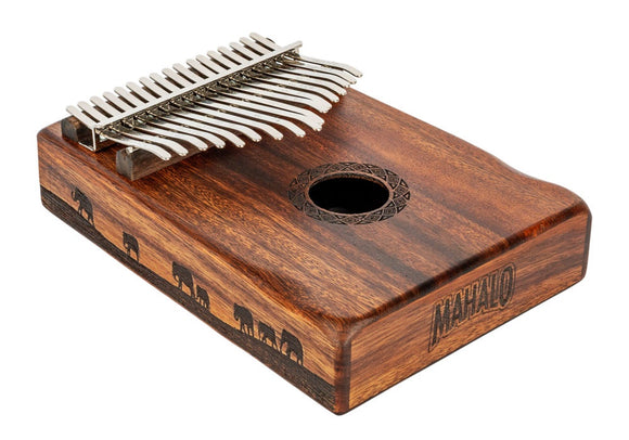 Mahalo (MKA17TD) 17 Note Kalimba - Tradition / Elephant Design