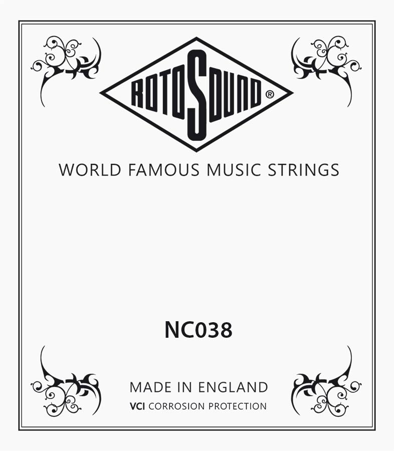 Rotosound Single .038 Nickel Wound Guitar String