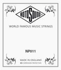 Rotosound Single .011 Plain Stainless Steel Guitar String