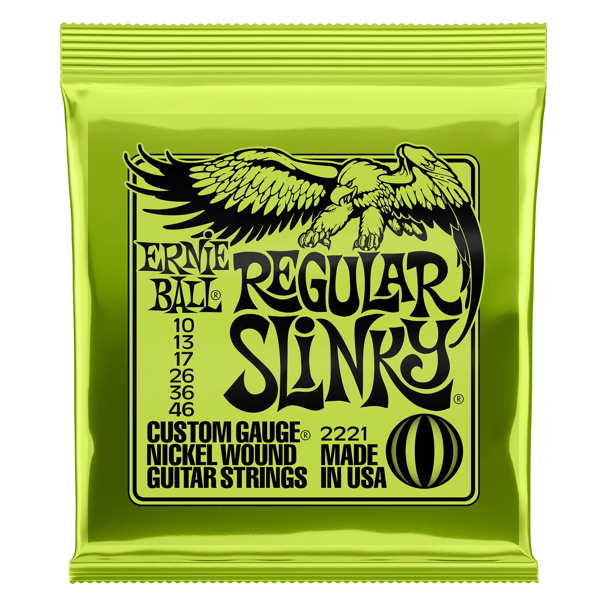 Ernie Ball Regular Slinky 10 - 46 Electric Guitar Strings