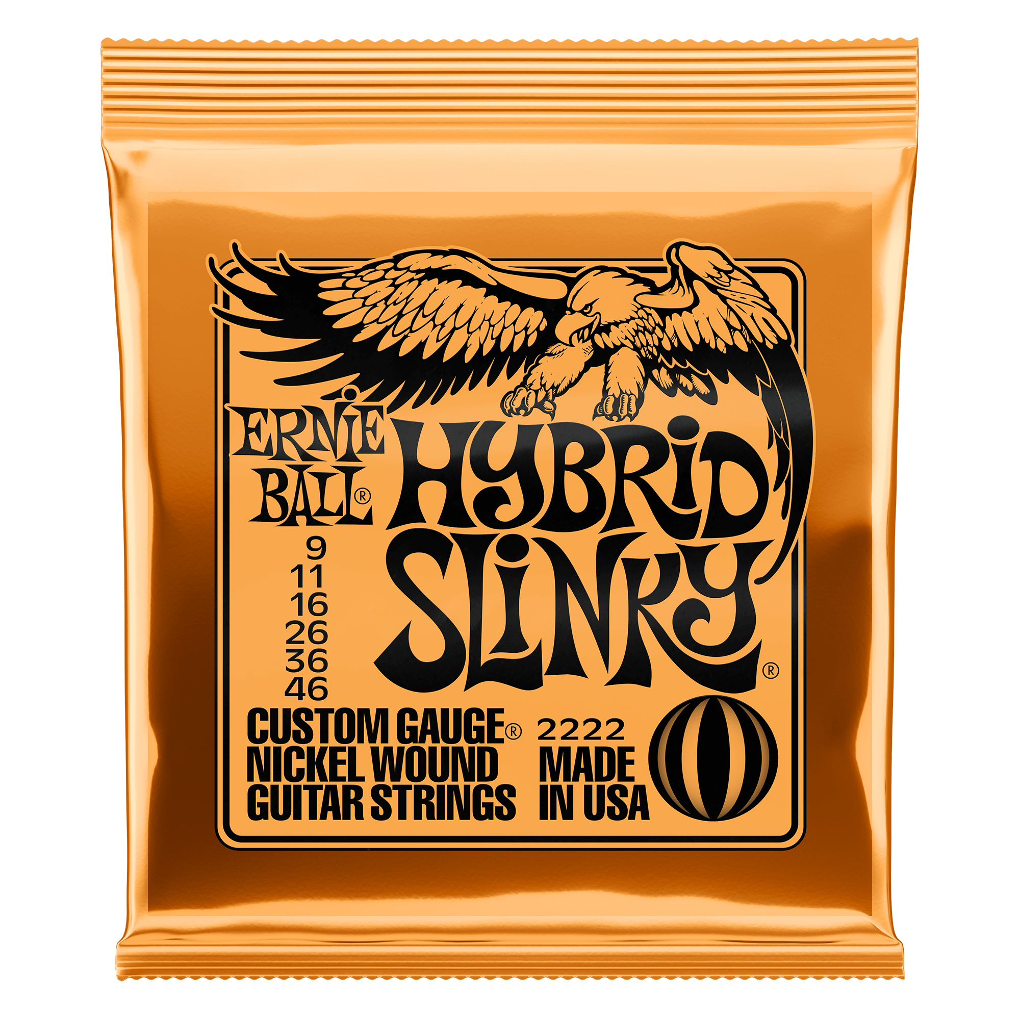 Ernie Ball Hybrid Slinky 9 - 46 Electric Guitar Strings