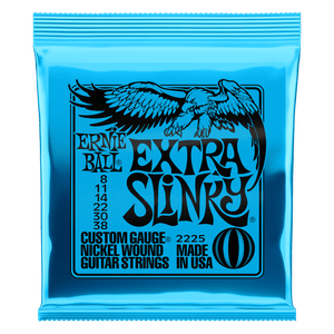 Ernie Ball Extra Slinky 8 - 38 Electric Guitar Strings