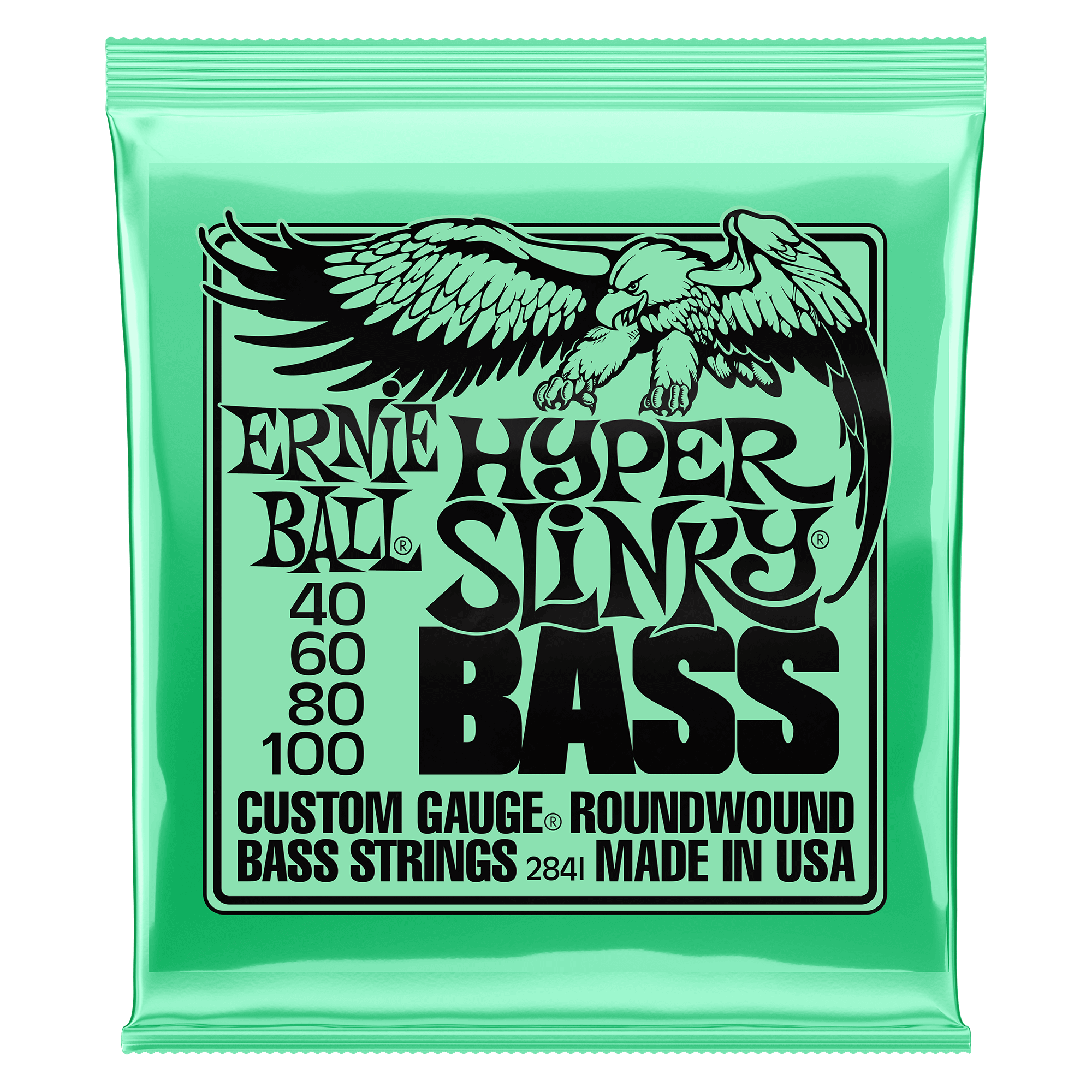 Ernie Ball Hyper Slinky Bass Guitars Strings 40 - 100