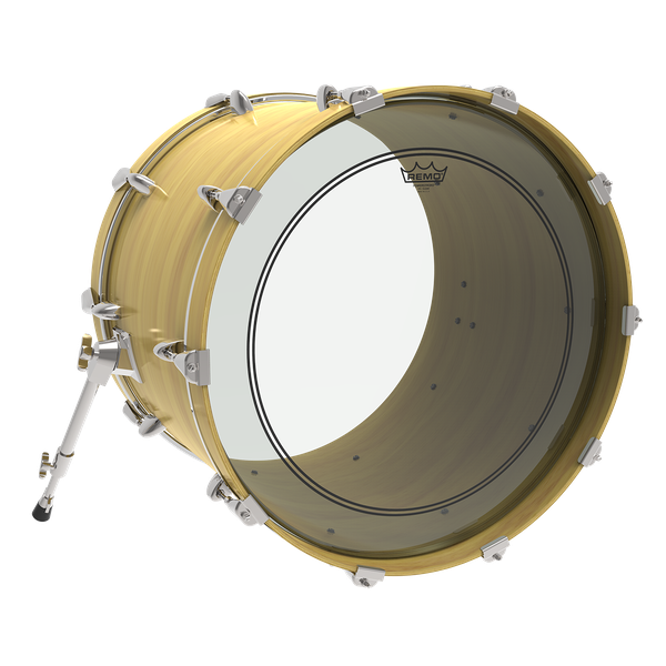 Remo 22" Clear Powerstroke P3 Bass Drum Head / Skin + Falam Patch