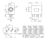 PJ325 Pink 3.5mm headphone socket