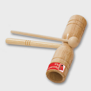 PP253 - Double wooden agogo with beater