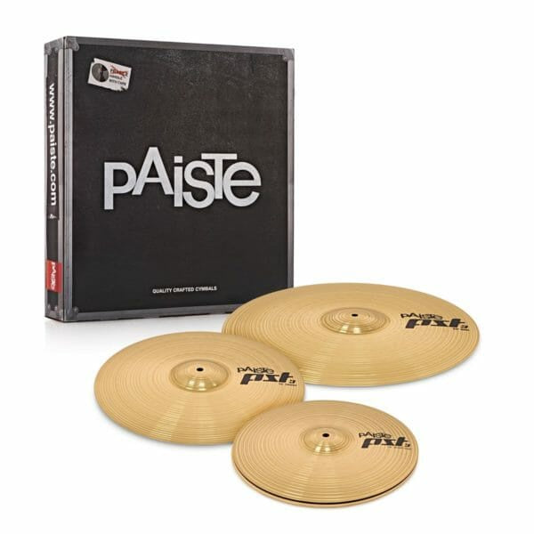 Paiste PST 3 UNIVERSAL Cymbal Set - 14" Hi Hats, 16" Crash, 20" Ride