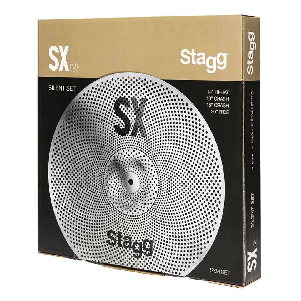 Stagg SXM Silent / Low Level Practice Cymbal Set