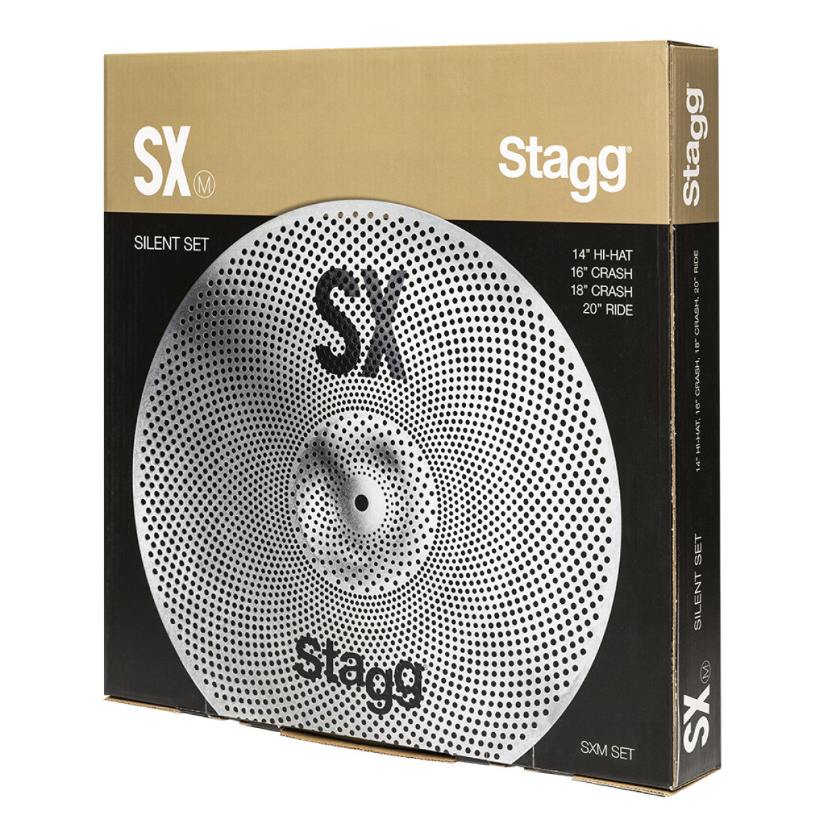 Stagg SXM Silent / Low Level Practice Cymbal Set