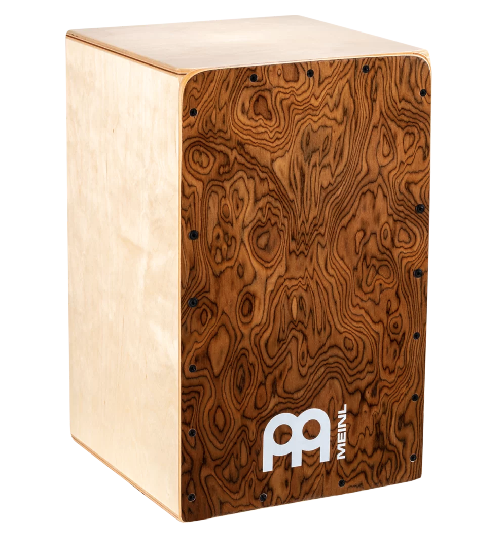 Meinl SC100BW Snarecraft Cajon - Burl Wood Front Plate