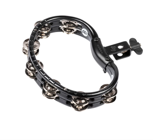 Meinl TMT2BK Mountable ABS Tambourine - Nickel Plated Steel Jingles