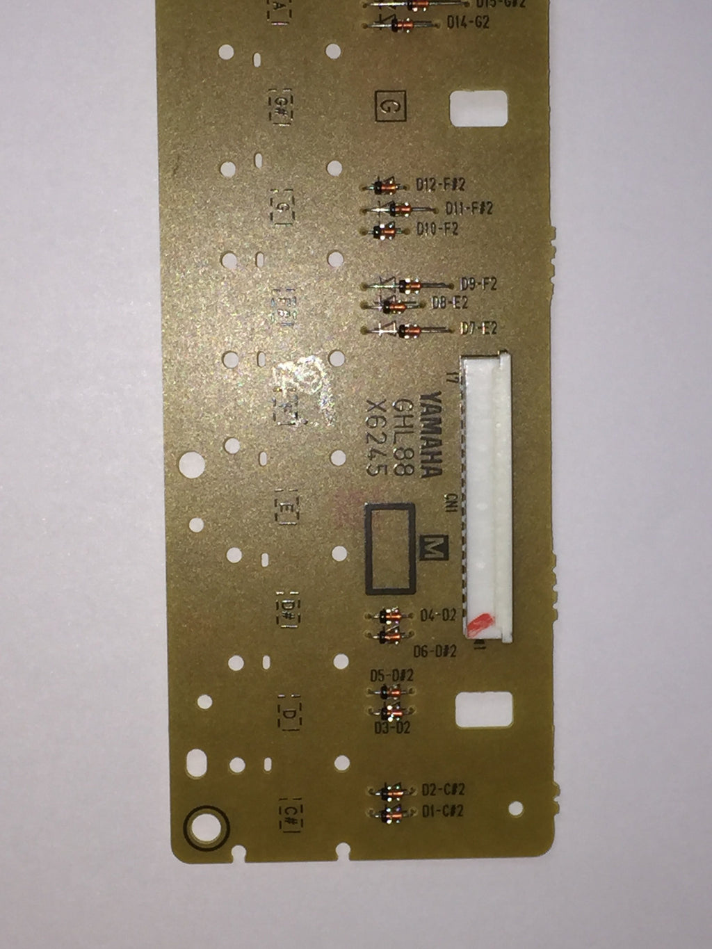 WF21260R / ZZ150100  Middle circuit board for Yamaha GHL88 keybed