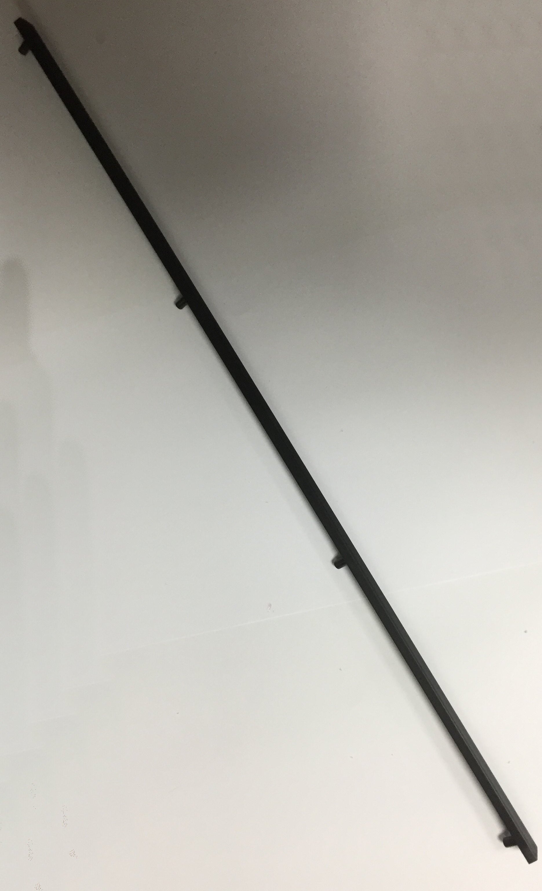 WY799901 music stop rail assembly - black