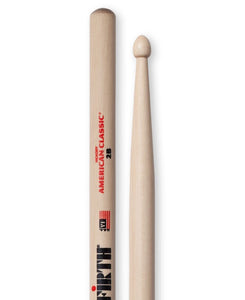 Vic Firth 2B Wooden Tip Drumsticks - Hickory