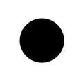 Hayman Adhesive 15cm / 5.9" Black Drum Patch / Dot
