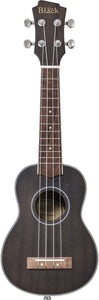 Adam Black Electric Acoustic Soprano Ukulele - Satin Black