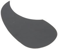 Black (LEFT HANDED) self adhesive scratch plate