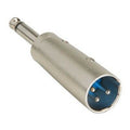XLR Male - 6.35mm (1/4") Mono Jack Adaptor