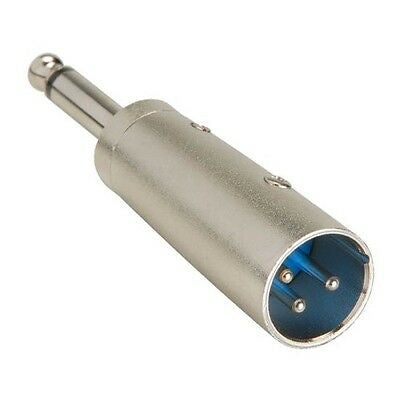 XLR Male - 6.35mm (1/4") Mono Jack Adaptor