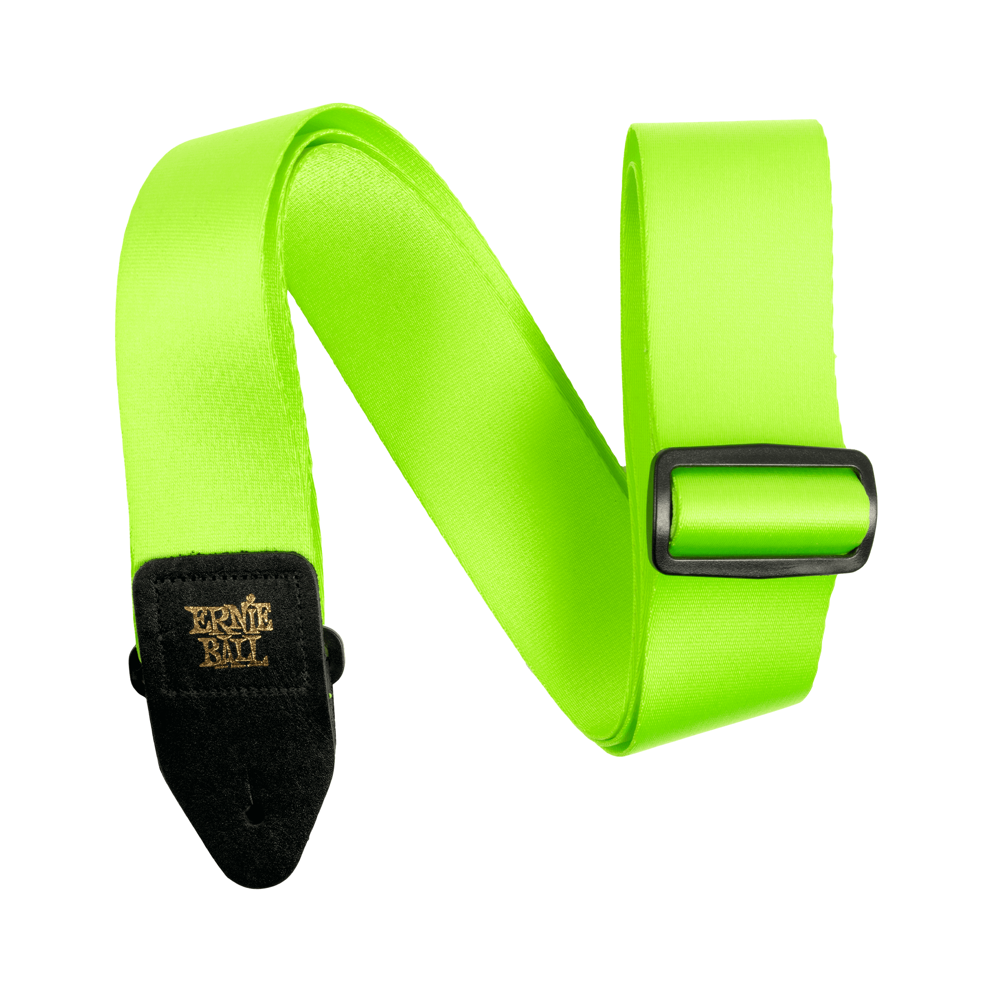 Ernie Ball Regular Neon Green Premium Guitar Strap