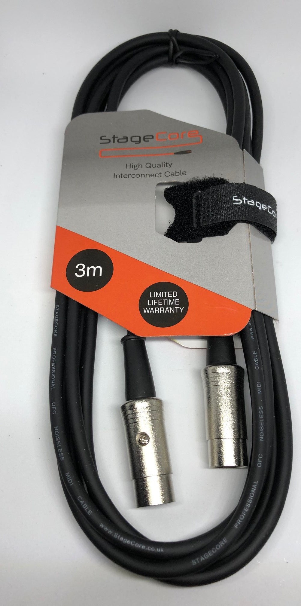 Stagecore (ICORE100LU3) 3m 5 Pin / Midi Cable