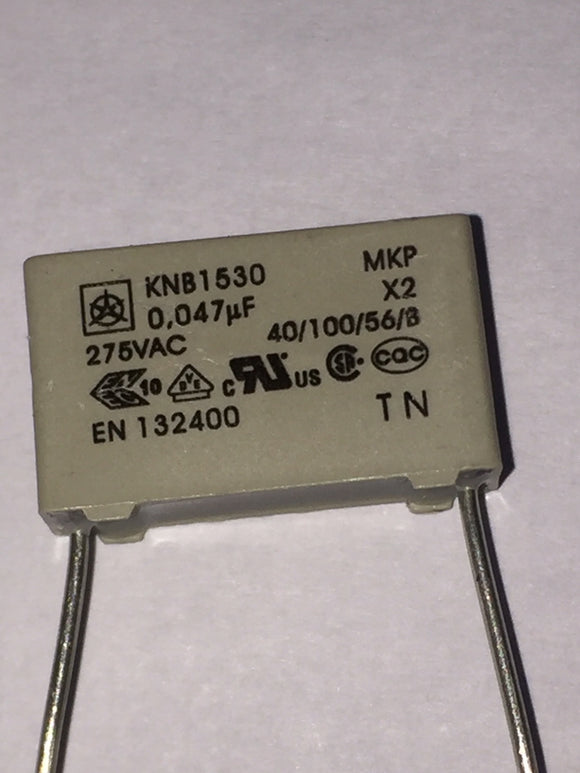 0.047uF 47nF 275V 275VAC Mains Interference suppresion capacitor