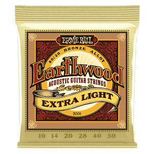 Ernie Ball Earthwood (Extra light) 80/20 Bronze Acoustic Strings