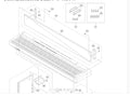 WM206500 Back toe assembly bracket for L85 stand with screws [28]