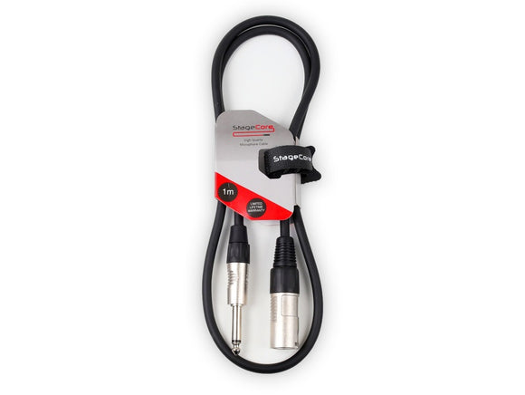 Stagecore 1m Male XLR - 1/4