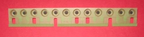 VE975200 12 x 1 rubber contact strip **DISCONTINUED**