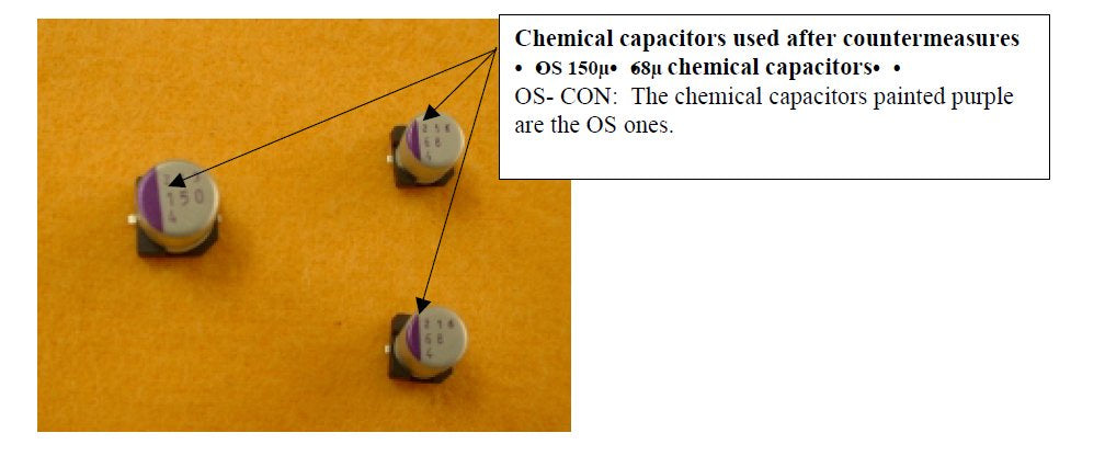 V9452200(R)  V9451300(R)  Capacitor set to remedy startup problem on CLP150 CLP170 PF500 service news SN395  [13]