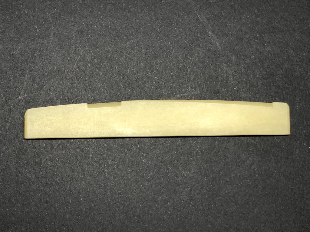 73.5mm Unbleached Bone Compensated Acoustic Guitar Bridge Saddle