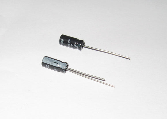 3.3uf 50v electrolytic capacitor ( pack 2 )