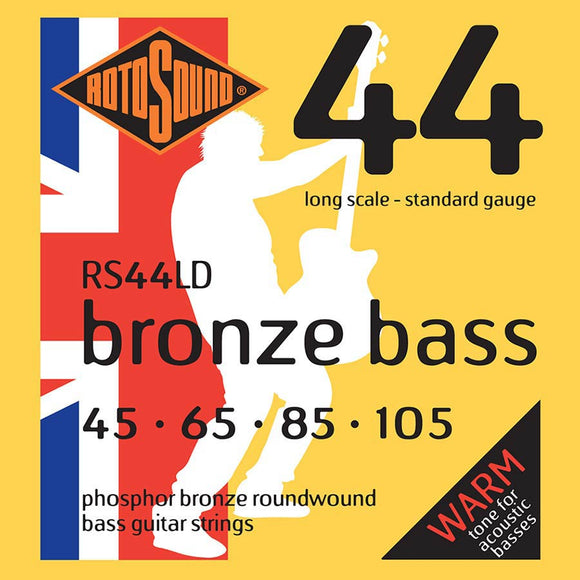 Rotosound (RS44LD) Phosphor Bronze 45-105 Acoustic Bass String Set