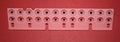 VH181500/ VT694800 12 x 2 Rubber Contact Yamaha PSR Keyboard  **DISCONTINUED**
