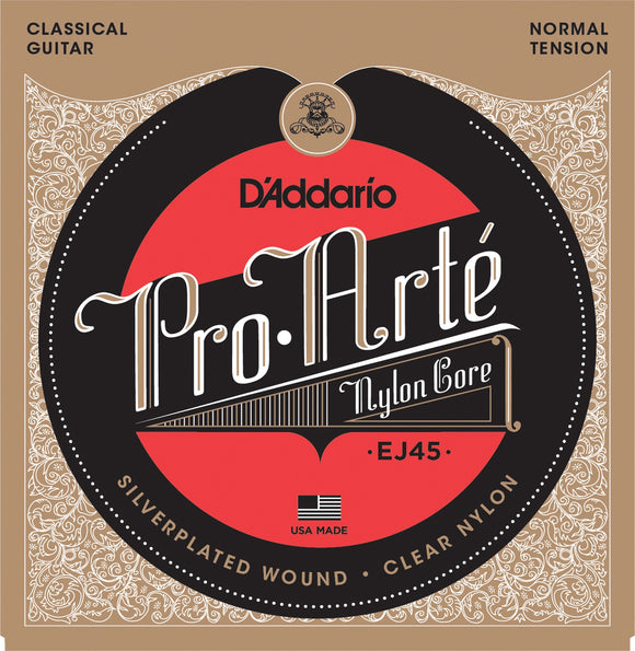 D'Addario (EJ45) Pro Arte Classical Guitar Strings - Normal Tension