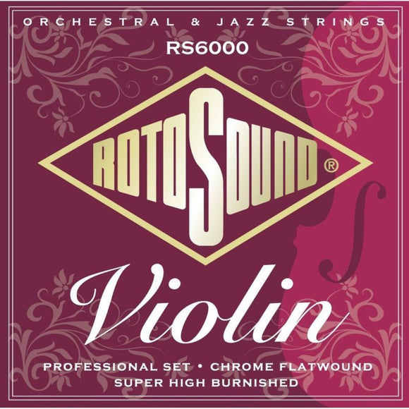 Rotosound (RS6000) Professional Violin Set - Monel Flatwound