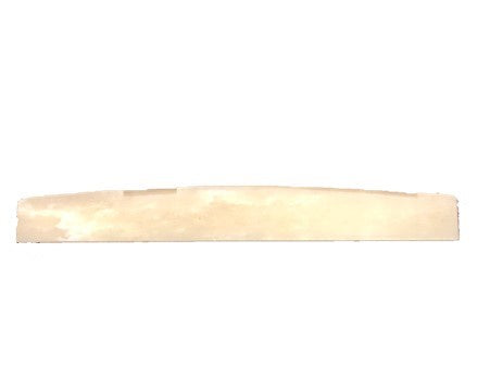 77.5mm Unbleached Bone Compensated Acoustic Guitar Bridge Saddle