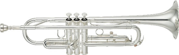 Yamaha YTR2330S silver plated trumpet outfit