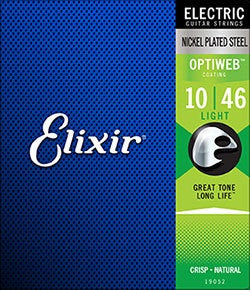 Elixir Optiweb 10 - 46 (Light) Electric Guitar Strings