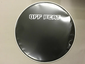 Offbeat 20" Single Ply Black Drum Head