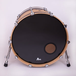 Attack Proflex 1 (DHNO22P) "No Overtone" Black 22" Bass Drum Resonant Head - Ported With Muffle Ring