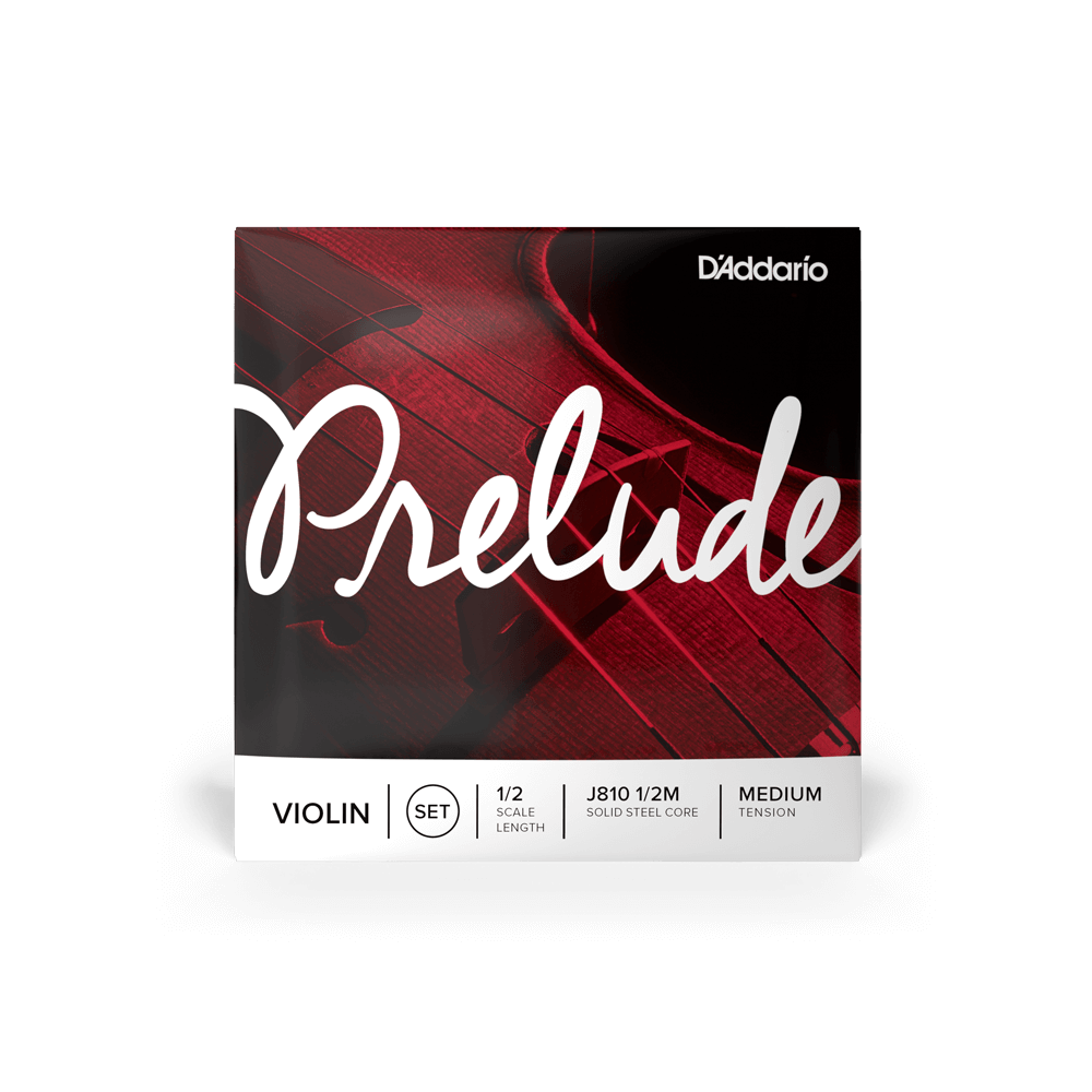Prelude By D'Addario 1/2 Violin String Set - Medium Tension