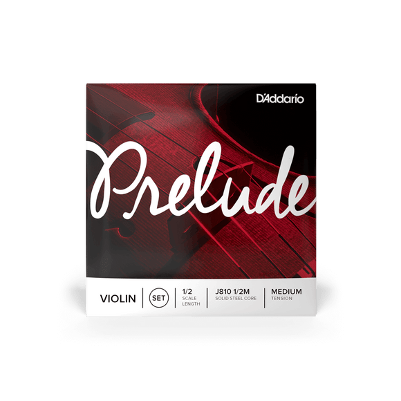 Prelude By D'Addario 1/2 Violin String Set - Medium Tension