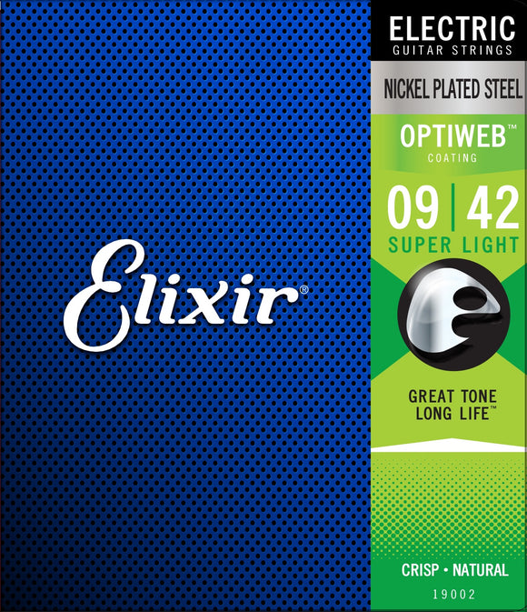Elixir Optiweb 09 - 42 (Super Light) Electric Guitar Strings