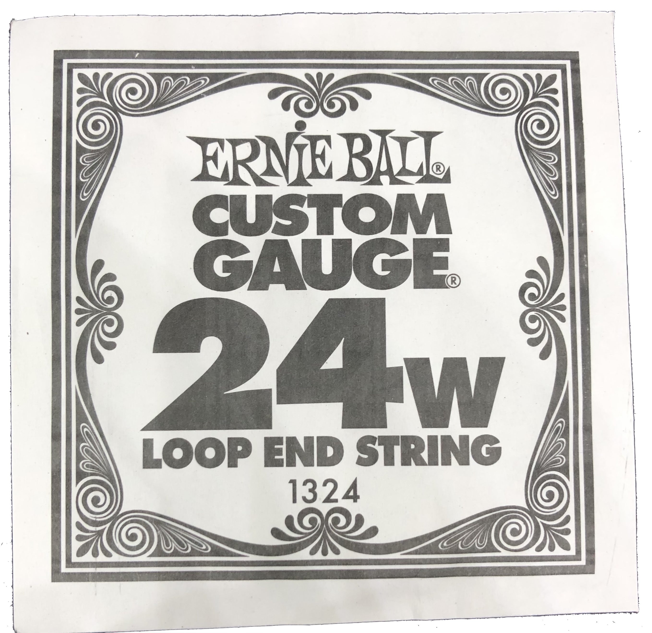 Single .024 Loop end stainless steel wound banjo / mandolin string