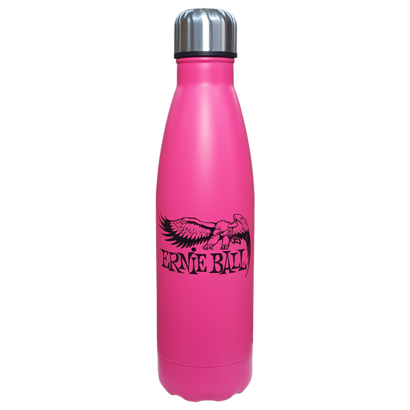 Ernie Ball (EBWBSS) Metal Water Bottle - Super Slinky Pink