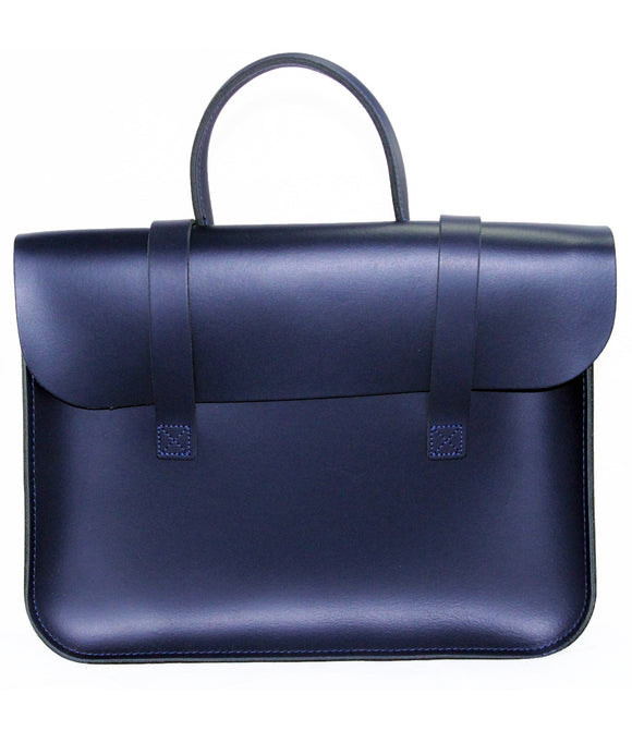LG Navy leather music case