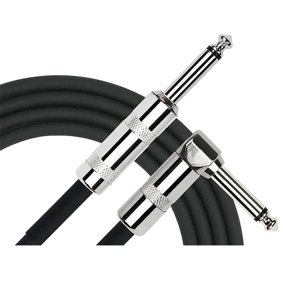 Kirlin 10ft / 3m  Straight - Angled Jack Instrument Cables